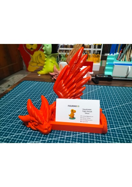 🐉 Ejderha Temalı Turuncu Kartvizitlik fiyatları