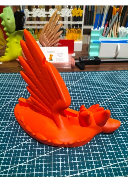 🐉 Ejderha Temalı Turuncu Kartvizitlik fırsatları