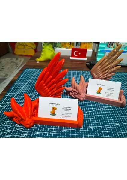 🐉 Ejderha Temalı Turuncu Kartvizitlik indirimleri