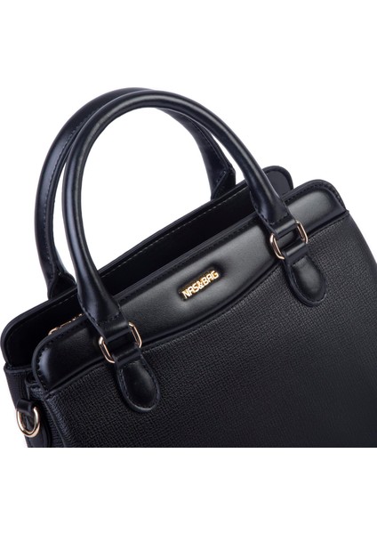 Şık Kadın Midi El ve Omuz Çanrası Siyah Liza fiyatları