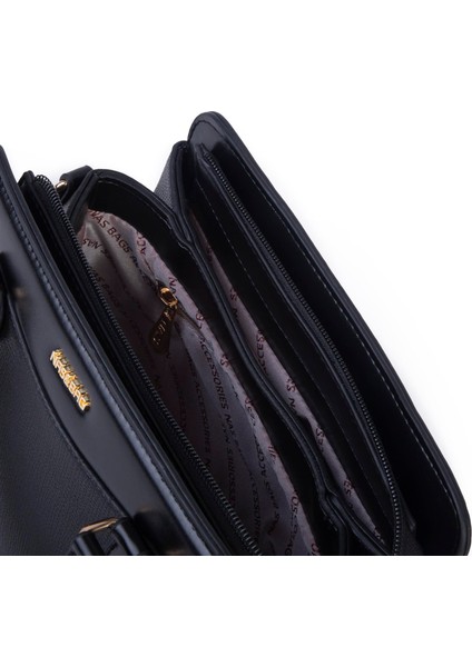 Şık Kadın Midi El ve Omuz Çanrası Siyah Liza indirimleri