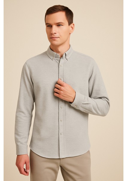 Erkek Sade Keten Gömlek indirimleri