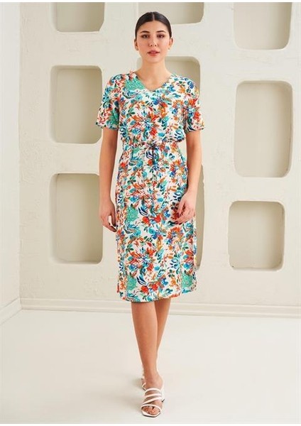 Kadın Dokuma Elbise - 45280