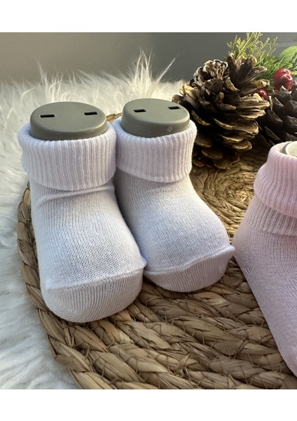 3'lü Paket Kız Bebek Renkli Pamuklu Lastiksiz Dikişsiz Soket Çorap fırsatları