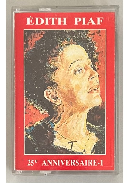 Edith Piaf 25E Anniversaire 1 Kaset (Orijinal Dönem Baskı Kaset)