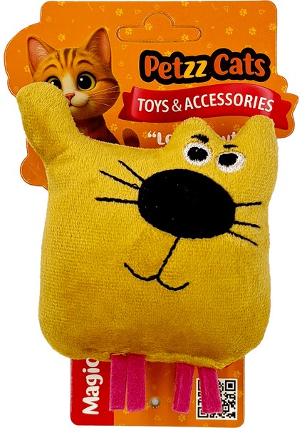 Kedy Matatabi ve Çıngırak Sesli Peluş Kedi Oyuncağı