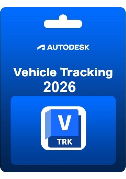 Vehicle Tracking 2026 (Windows) - 1 Pc 1 Yıl Autodesk Key + Kurulum Hizmeti