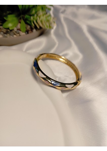 Renkli Üçgen Detaylı Mineli Bilezik fiyatları