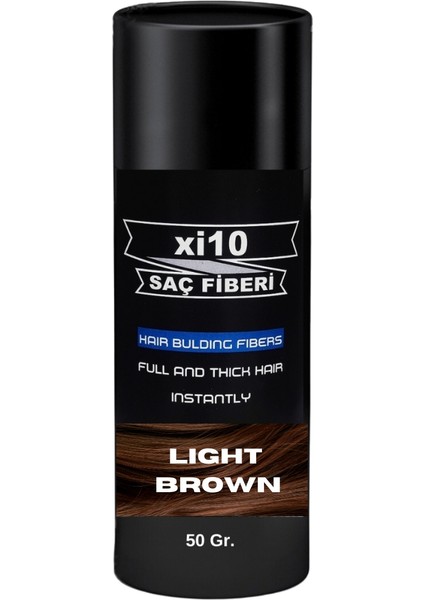 Dolgunlaştırıcı Saç Tozu Topik Açık Kahve 2 Adet x 50 gr