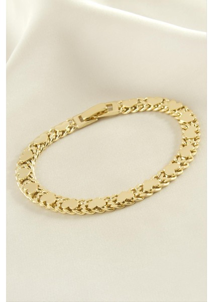 Xuping Kalp Lüks Çelik Bileklik