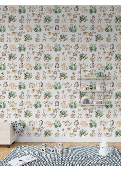 Dinazor Temalı Duvar Kağıdı -Isı ve Ses Yalıtımı Yırtılmaz fiyatları