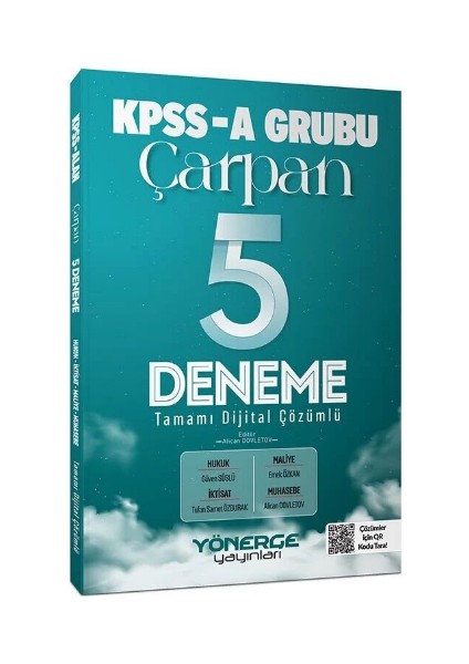 Kpss A Grubu Çarpan 5 Deneme Çözümlü - Alican Dovletov