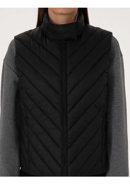 Kadın Siyah Yelek 50314047-VR046