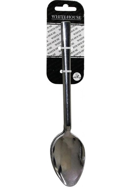 6 Parça Eko Çubuk Sade Metal Yemek Kaşık 2mm (K95)