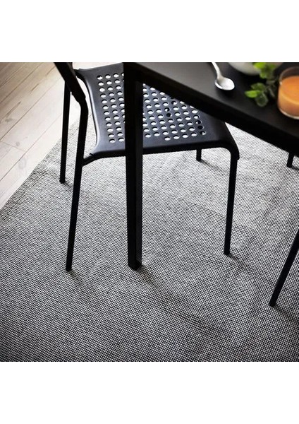 Tıphede Büyük Halı Gri Beyaz 155 x 220 cm Dikdörtgen Düz Dokuma indirimleri