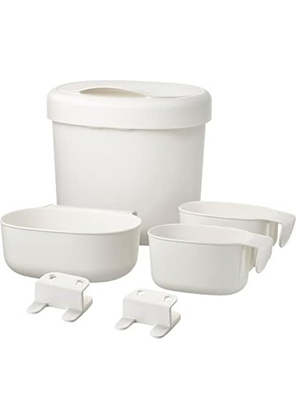 Ikea Önsklıg Stor Sepetler Değişen Tbl 4'lü Set, Beyaz modelleri