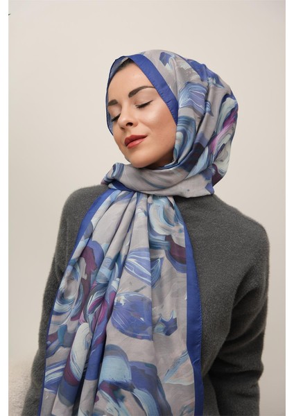 Floral Akrilik Desenli Dijital Soft Şal fırsatları