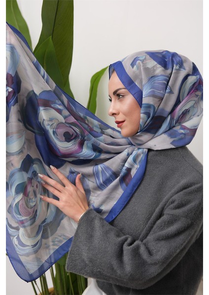 Floral Akrilik Desenli Dijital Soft Şal indirimleri