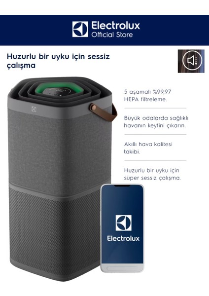 Kötü Kokuları, Virüsleri ve Alerjenleri Hızla Ortadan Kaldıran Güçlü Hava Arıtma”oku ve Mikropları Yok Eden Çok Aşamalı Filtreleme