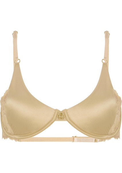 Le Passe Ten Dantel Detaylı Saten Balconette