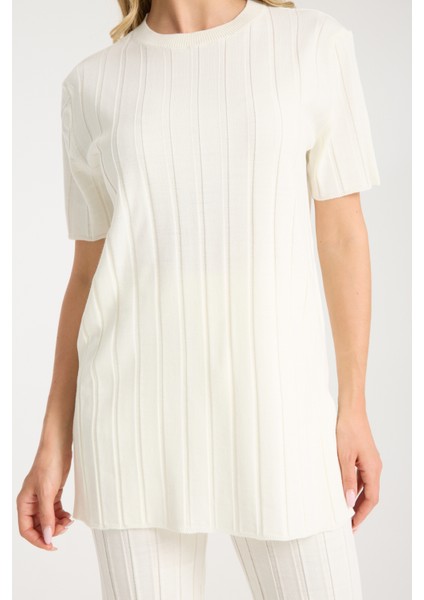 Çizgili Relax Fit Ikili Takım indirimleri