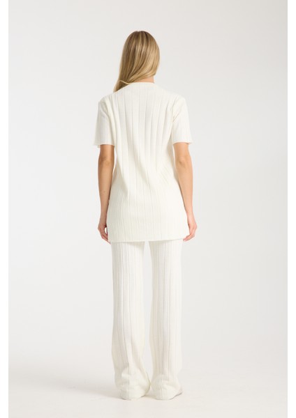 Çizgili Relax Fit Ikili Takım