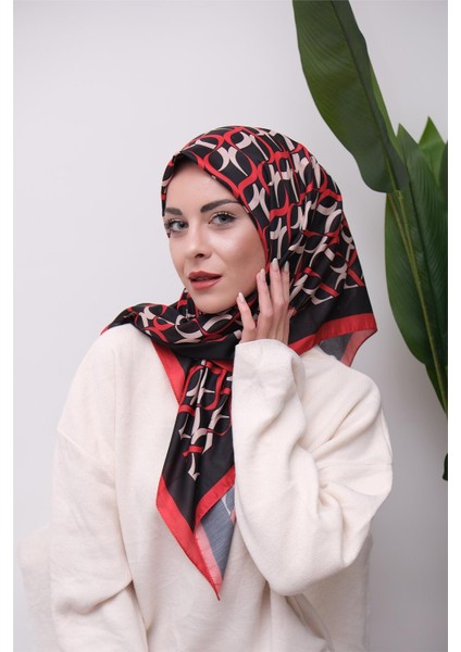 Renkli Karma Desen Dijital Soft Eşarp