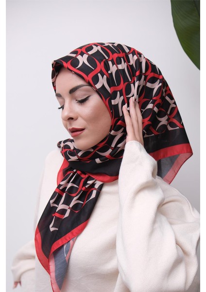 Renkli Karma Desen Dijital Soft Eşarp