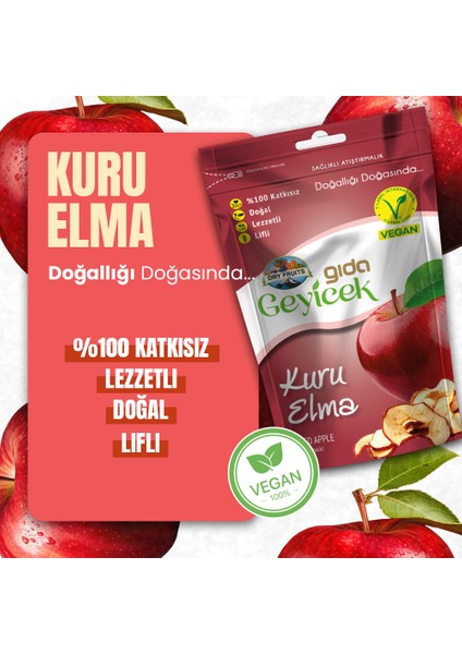 Kurutulmuş Elma 50 gr fiyatları