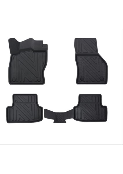 Seat Leon 2012-2019 Uyumlu Araca Özel Premium 4d Havuzlu Paspas Takımı