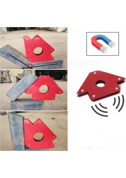 4 Adet x 75 Lbs Manyetik Gönye Aparatı, Manyetik Açılı Kaynak Tutucu Mıknatıs modelleri