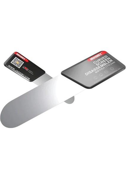 Jakemy JM-OP18 Kavisli Ekran Söküm Bıçağı Paslanmaz Çelik 0.1MM-(5775) - M406K937-R20406