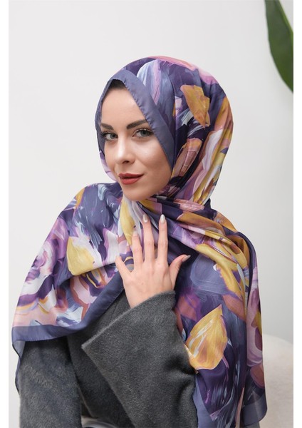 Floral Akrilik Desenli Dijital Soft Şal modelleri