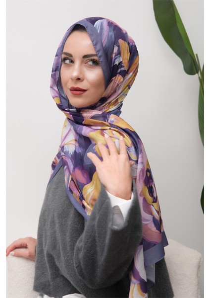 Floral Akrilik Desenli Dijital Soft Şal indirimleri