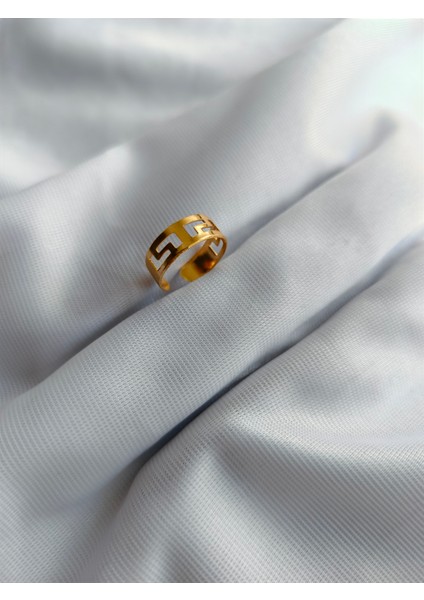 Çelik Şık Tasarım Ayarlanabilir 8'li Yüzük