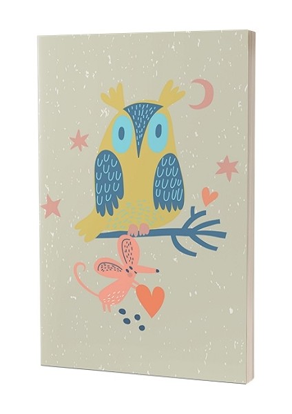 Mutlu Hayvanlar Baykuş (Süresiz Ajanda)