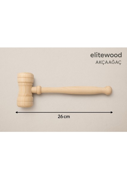 Ahşap Tokmak 26 cm – Zeytin ve Ceviz Kırma Için Ağır Dayanıklı Mutfak Tokmağı modelleri