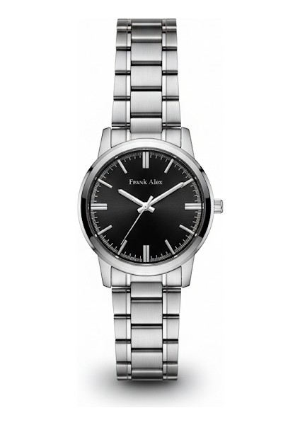 Erkek Kol Saati Gümüş Renk, Gümüş Kadran - Şık Metal Kordon, 2 Yıl Garantili