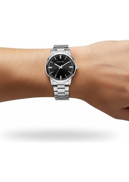 Erkek Kol Saati Gümüş Renk, Gümüş Kadran - Şık Metal Kordon, 2 Yıl Garantili modelleri