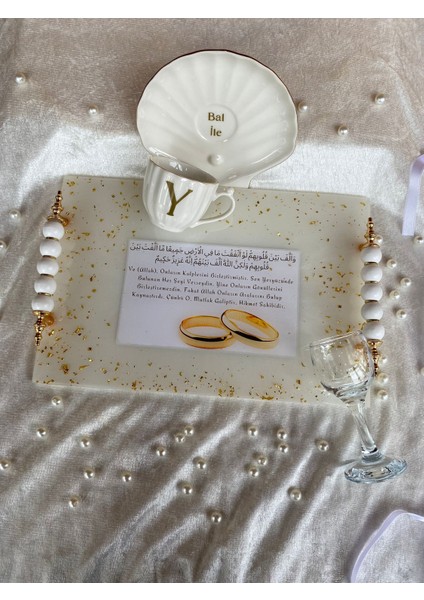 Kişiye Özel Dualı Söz Tepsisi,nişan Tepsisi,damat Kahvesi Tepsisi modelleri