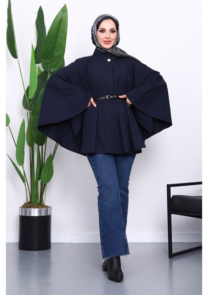 Lacivert Kemerli Gabardin Panço fiyatları