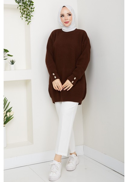 Kadın Kolu Taşlı Tunik -PMK487 fiyatları