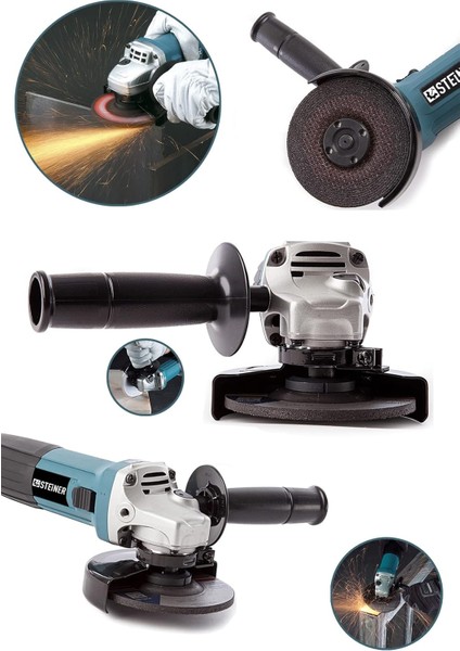 Alman 2600 Watt Profesyonel Metal Şanzıman Avuç Içi Spiral Taşlama Makinesi modelleri