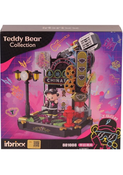 P881008 Panlos Müzik Yıldızı Teddy 200 Parça Block Oyuncak