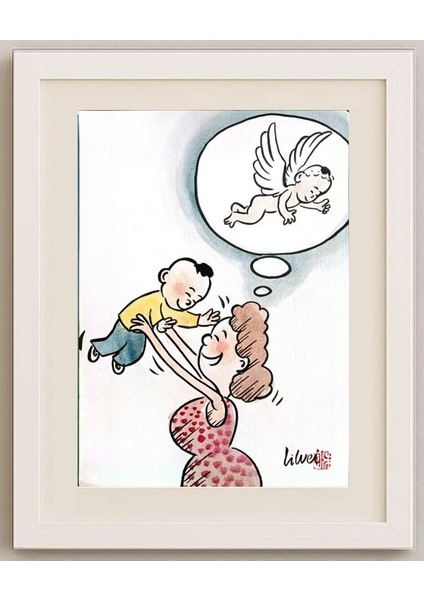 Lie Wei 29X21CM Orijinal Karikatür Tablo fırsatları