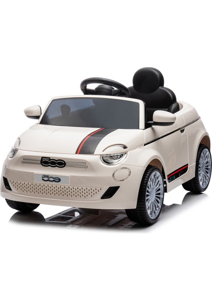 Fıat 500 Lisanslı Akülü Araba 12V, Uzaktan Kumanda, Orijinal Lisanslı