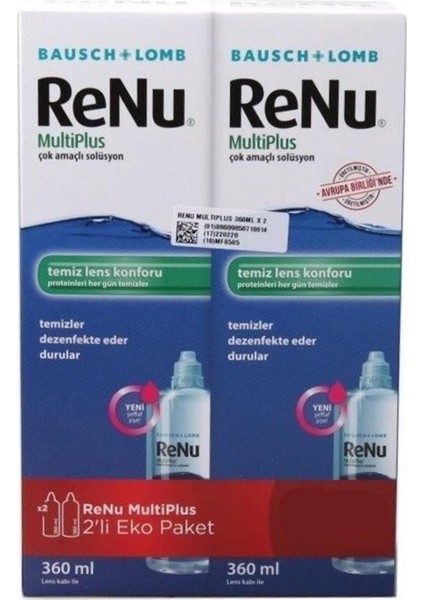 Multiplus Lens Solüsyonu 360 ml - Ikili Kofre