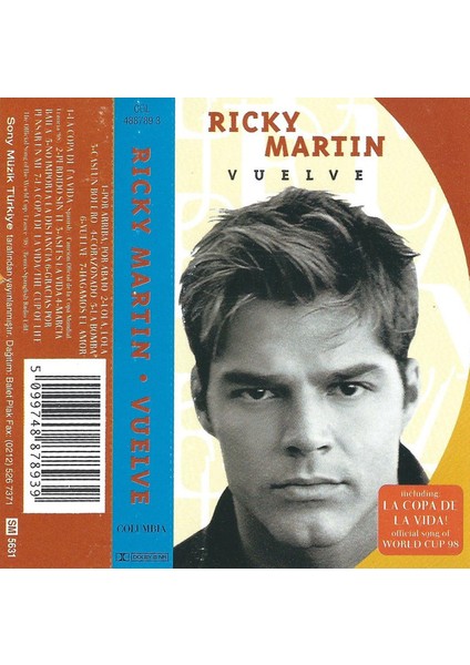 Ricky Martin – Vuelve Dikkat Kaset fiyatları