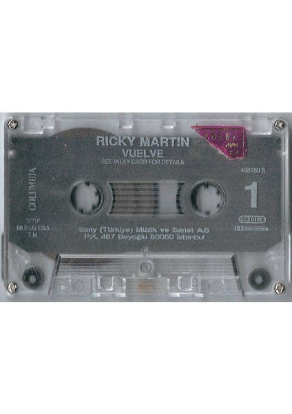 Ricky Martin – Vuelve Dikkat Kaset modelleri