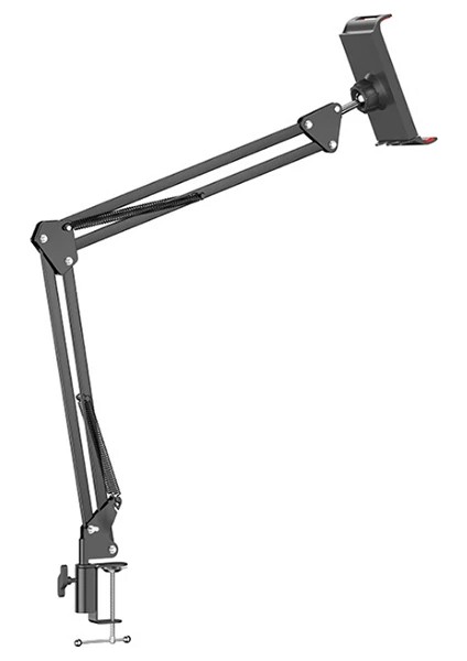 Ally Ayarlanabilir 360 Derece Teleskopik Metal Masa Üstü Telefon Tablet Tutucu-(57 - M845K929-R20